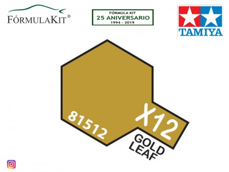 Pintura Tamiya X-12 Gold